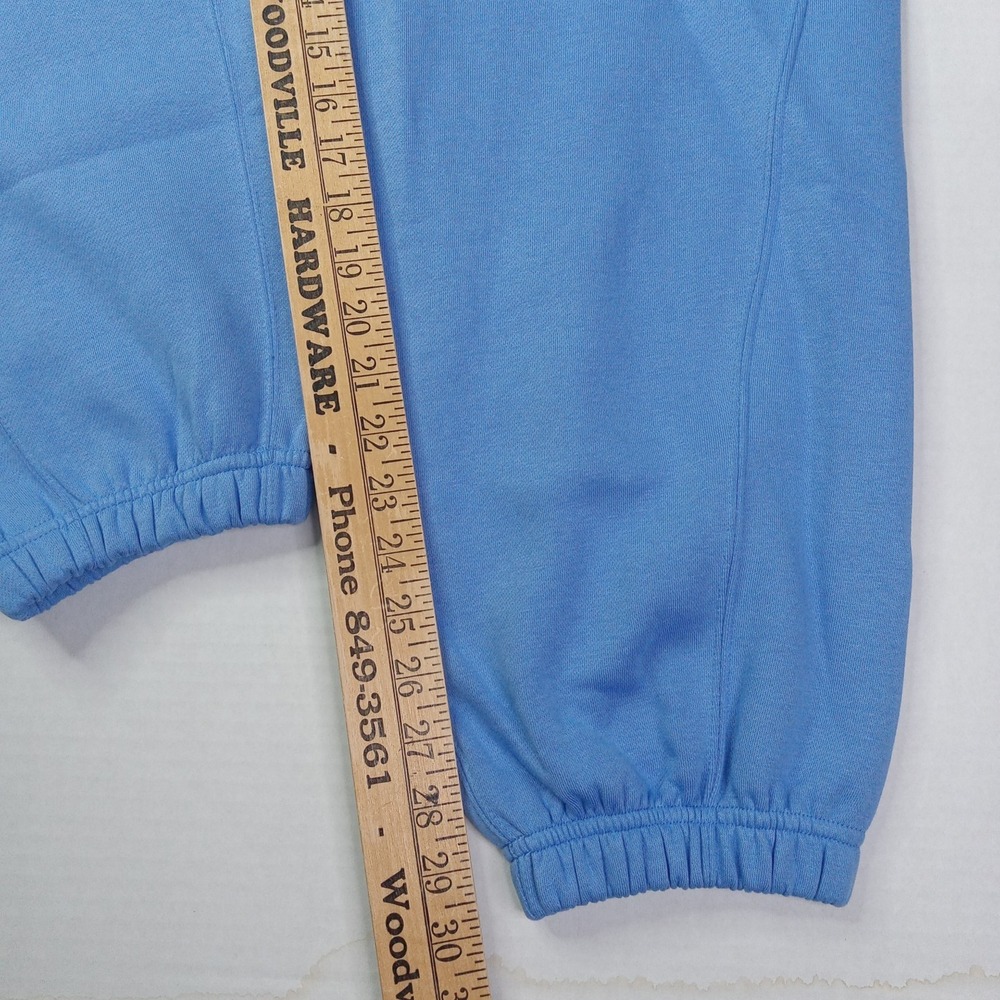 Adidas All SZN Sweatpants Women's Size L Large Blue Loose Fit Tapered Leg JV7308 - Picture 4 of 11